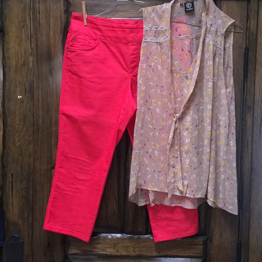 Blouse and Capri outfit